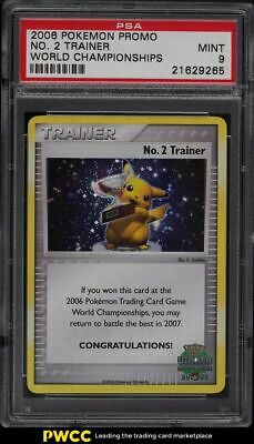 2006 Pokemon World Championships Promo No 2 Trainer PSA 9 MINT