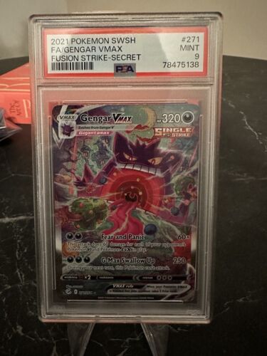 Gengar Vmax Alt Art 271264 PSA 9 2021 Pokemon Fusion Strike