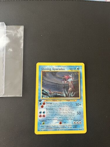 Pokemon Shining Gyarados Schimmerndes 1 Edtion 1 Edt EN Neo Revelation Psa Bgs