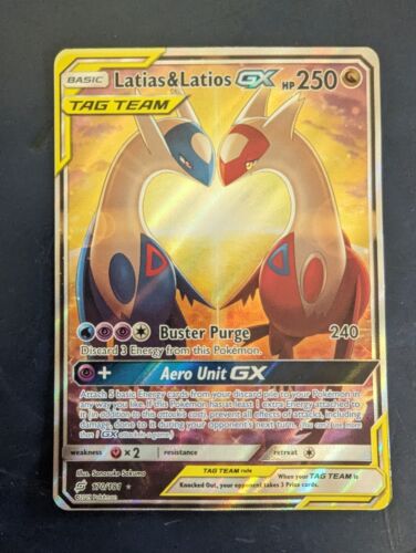 Pokemon  Latias  Latios GX  170181  SM Team Up  Full Art