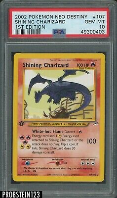 2002 Pokemon Neo Destiny 1st Edition 107 Shining Charizard PSA 10 GEM MINT