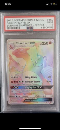 Charizard 150 Burning Shadows Psa 9 Mint Pokemon
