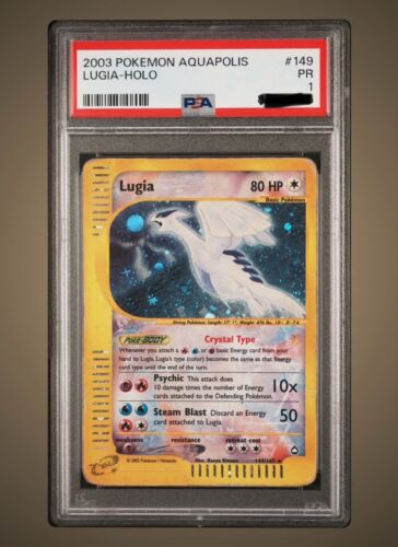 2003 Pokemon Aquapolis Lugia Holo 149147 PSA 1