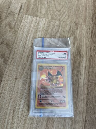 Pokemon Shadowless Charizard PSA 9 Graded Mint WOTC TCG  Low Population