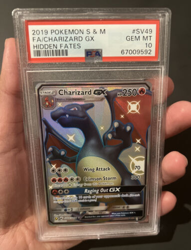 Pokemon  Charizard GX SV49SV94  PSA 10 Gem Mint  Full Art Hidden Fates