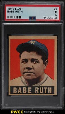 1948 Leaf Babe Ruth 3 PSA 5 EX