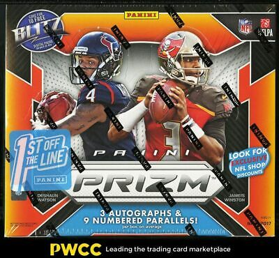 2017 Panini Prizm Football FOTL Hobby Box 12ct Packs Mahomes Watson ROOKIE RC