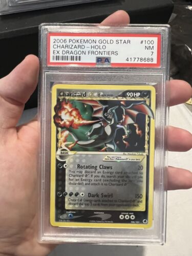 Pokemon Charizard Gold Star Holo Rare Dragon Frontiers 100101 PSA 7 Near Mint