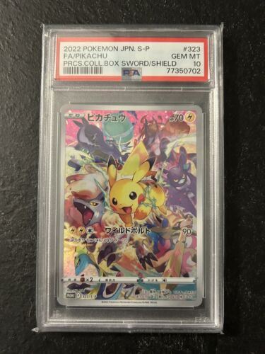 Pikachu SP 323  PSA 10  Japanese  Pokemon TCG  Promo card