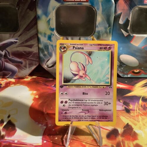 Pokemon Karte Card Psiana Espeon 1 Edition Neo Entdeckung Nice Holo Deutsch Ex