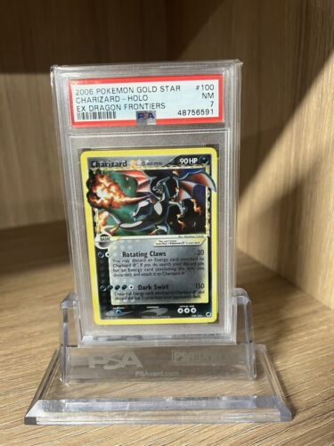 Pokemon Charizard Gold Star Holo Rare Dragon Frontiers 100101 PSA 7 Near Mint