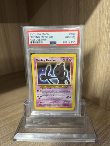 Shining Mewtwo 109105 PSA 10 Gem Mint Neo Destiny Unlimited WOTC Pokemon