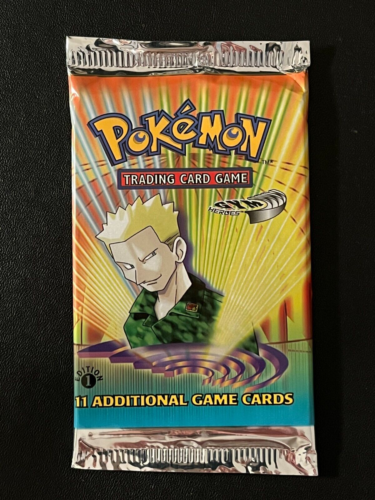 Factory Sealed 1st Edition Gym Heroes Booster Pack Box Pokemon Card